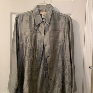 Silver embroidered front Shirt